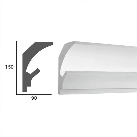 Profil scafa LED KD202 - 15x9x115 cm - Img 2
