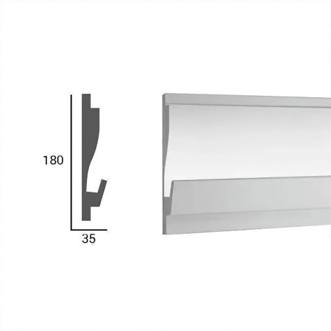 Profil scafa LED KD405 - 18x3.5x115 cm - Img 2