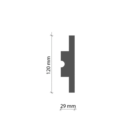 Profil scafa LED KD502 - 12x2.9x115 cm - Img 2