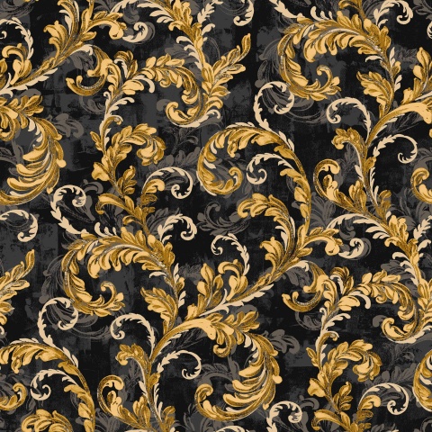 Tapet Byzantine Damask, Onyx, Coordonne, 5mp / rola - Img 2