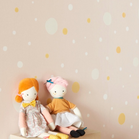 Tapet Confetti, Soft Pink, Majvillan - Img 3