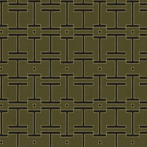 Tapet Grid, Olive, Coordonne, 5mp / rola - Img 2