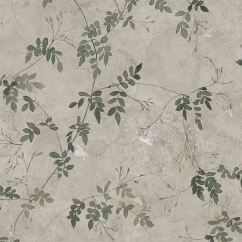 Tapet lavabil, Irene Olive Green, Sandberg, 5.3mp / rola - Img 2