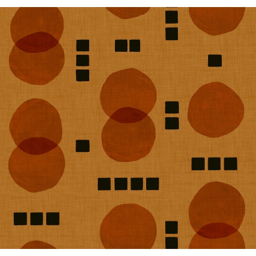 Tapet lavabil Rebel Dots, Orange, TresTintas 5mp / rola - Img 2