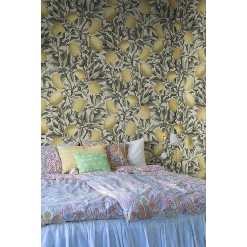 Tapet Lemon Tree, Light Green, Rebel Walls