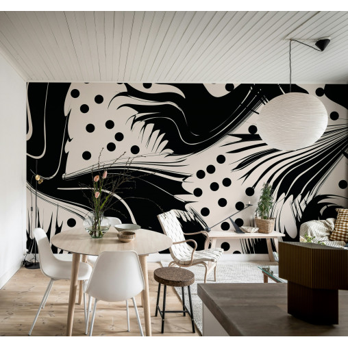 Tapet Modern Graphic, Graphite, Rebel Walls