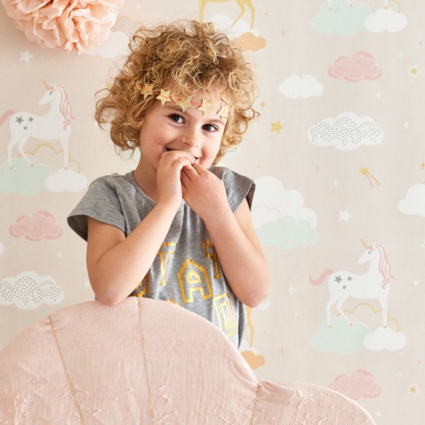 Tapet Rainbow Treasures, Lovely Pastel Pink, Majvillan - Img 4