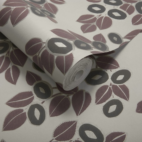 Tapet, Rosetta, Rose Pink Luxury Leaf, 1838 Wallcoverings, 5.3mp / rola - Img 2
