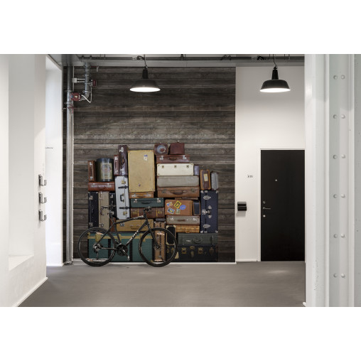 Tapet Stacked Suitcases, Heap, repetitiv, Rebel Walls