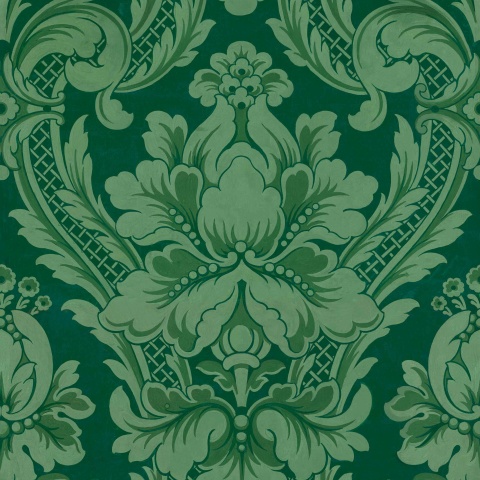 Tapet Venetian Damask, Emerald, Coordonne, 5mp / rola - Img 2