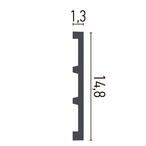 Brau poliuretan flexibil CR958F - 14.8x1.3x200 cm - Img 2