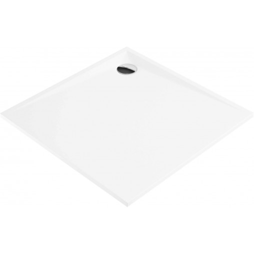 Cădiță de duș din acrilat, pătrat, 80 cm, Kerria Plus, KTS_042B