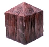 Element de imbinare din poliuretan, rosu, modern, E067R - 11x11x10 cm