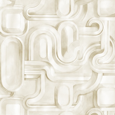 Fototapet, Abstract Path, Beige, Rebel Walls - Img 2