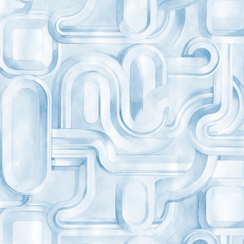 Fototapet, Abstract Path, Blue, Rebel Walls - Img 2