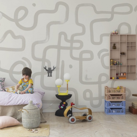 Fototapet, Artzy Path, Warm Gray, Rebel Walls - Img 4