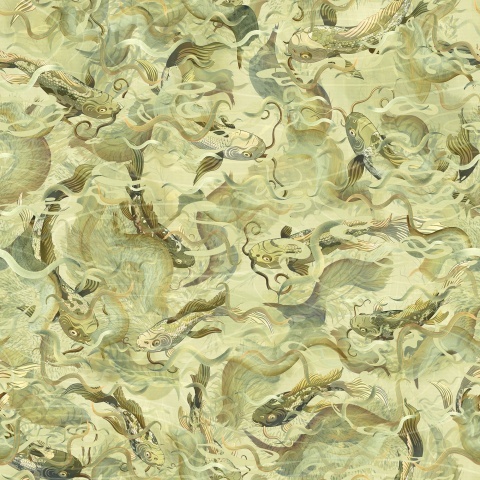 Fototapet, Atlantis Fish, Gold, Rebel Walls - Img 2