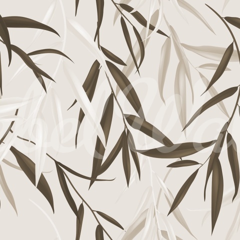 Fototapet, Bamboo Jungle, Brown, Rebel Walls - Img 2