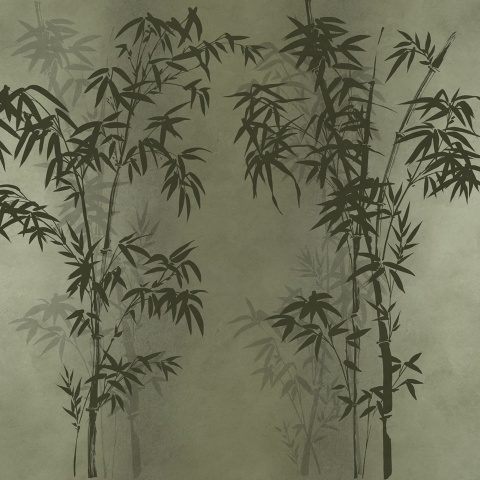 Fototapet, Bambusa, Green, Rebel Walls - Img 2