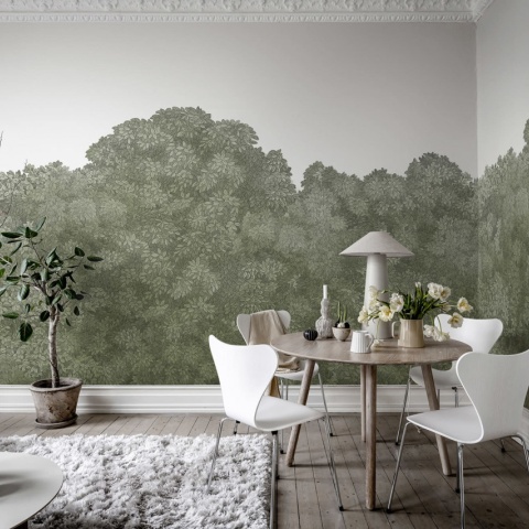 Fototapet, Belle Buisson, Green, Rebel Walls - Img 3