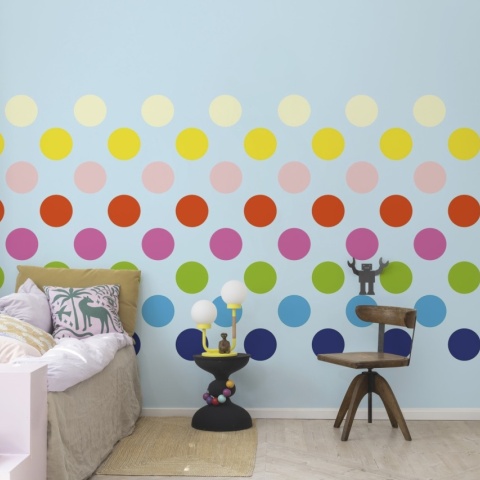 Fototapet, Big Dots, Rainbow, Rebel Walls - Img 6