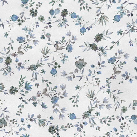Fototapet, Blossom Fling, Blue, Rebel Walls - Img 2