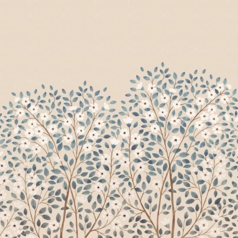 Fototapet, Blossom Tree, Blue, Rebel Walls - Img 2