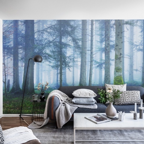 Fototapet, Blue Forest, Rebel Walls