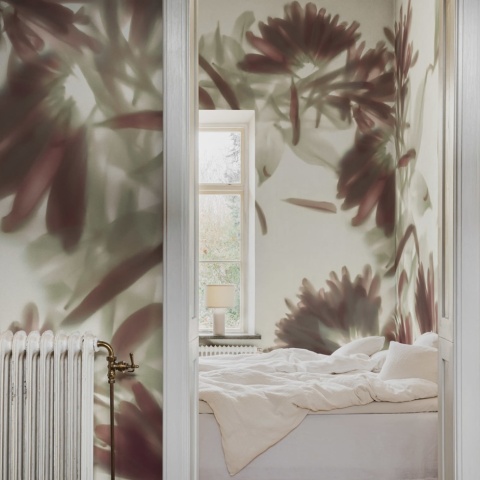 Fototapet, Blurry Honeysuckle, Green, Rebel Walls - Img 6