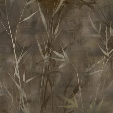 Fototapet Botanic Marron et Beige Engime Rêve ME204