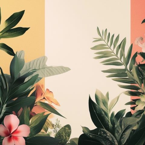 Fototapet Botanic Vegetal Fleuron Rêve VF205