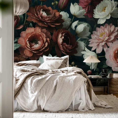 Fototapet, Bouquet in Bloom, Dark, Rebel Walls - Img 3