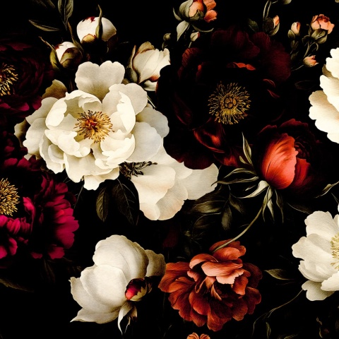 Fototapet, Bouquet of Roses, Red, Rebel Walls - Img 2