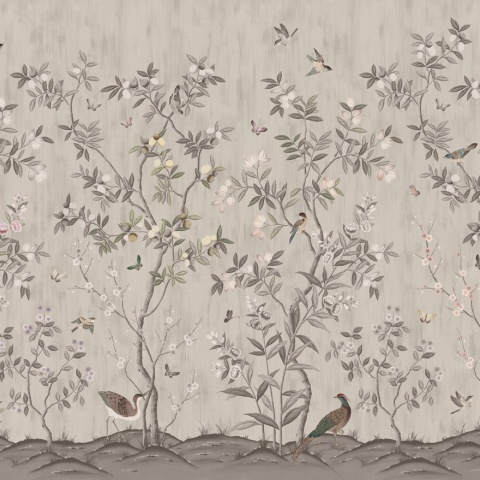Fototapet, Chinoiserie Chic, Powder Beige, Rebel Walls - Img 2