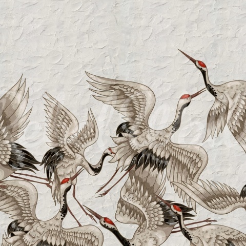 Fototapet, Crain Birds, Sand, Rebel Walls - Img 2