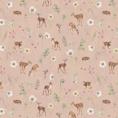 Fototapet Dancing Deer - Pink, Kikki Belle - Img 2