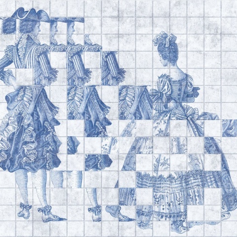 Fototapet Decadent Fragments - personalizat, VLAdiLA - Img 2