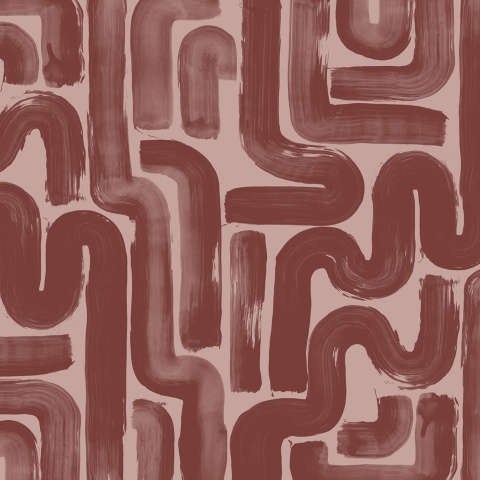 Fototapet, Drape Brush, Red, Rebel Walls - Img 2