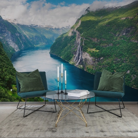 Fototapet, Fjord, Rebel Walls