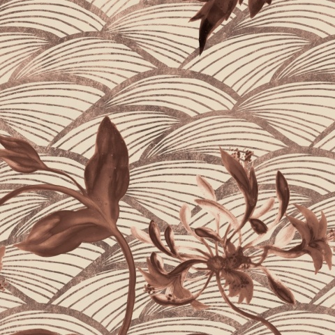 Fototapet, Floral Ripple, Rust, Rebel Walls - Img 8