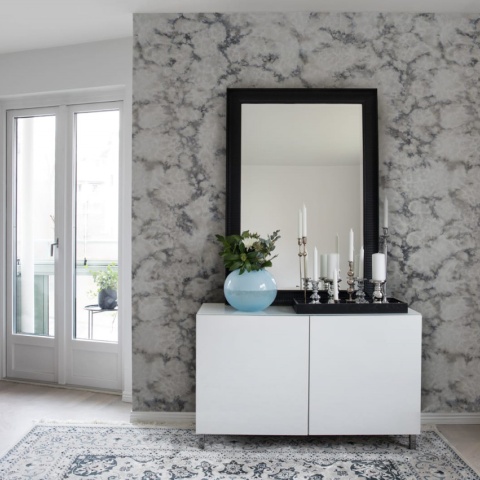 Fototapet, Flow, White, Rebel Walls - Img 4