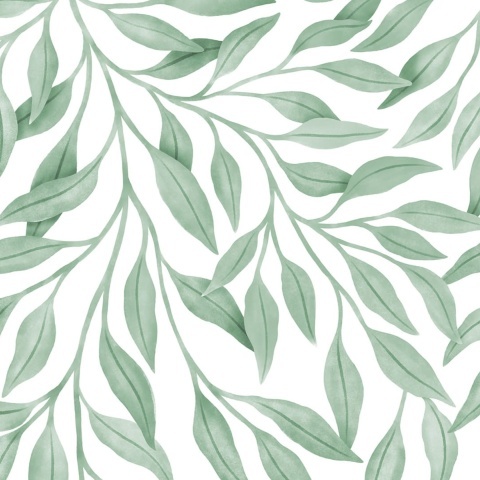 Fototapet, Giant Leaves, Light Green, Rebel Walls - Img 2