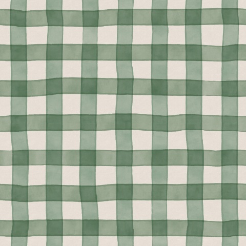 Fototapet, Gingham, Green, Rebel Walls - Img 2