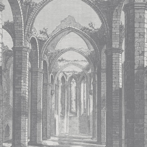 Fototapet, Gothic Arches, Grey, Rebel Walls - Img 2