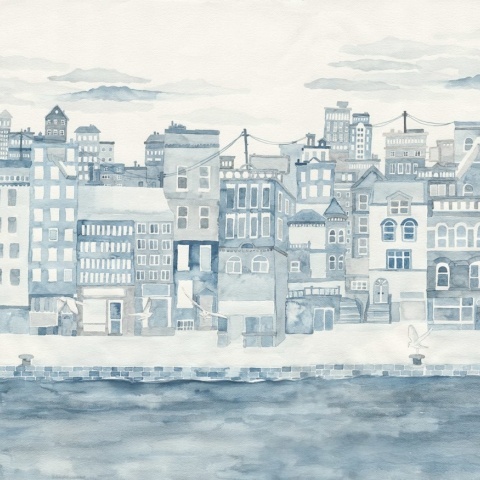 Fototapet, Harbour, Blue, Rebel Walls - Img 2