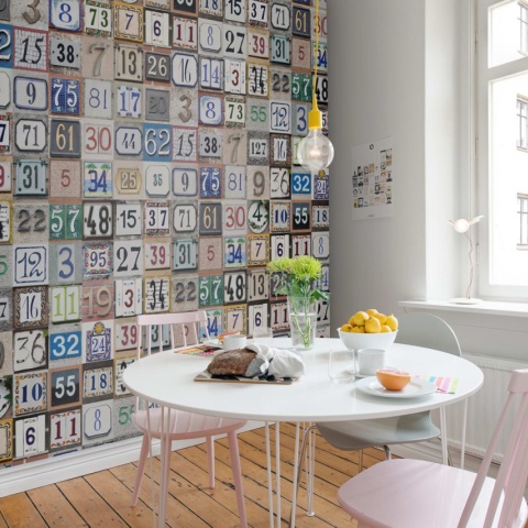 Fototapet, House Numbers, Rebel Walls