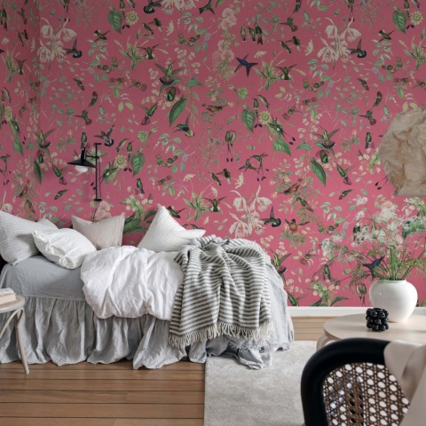 Fototapet, Hummingbird, Cerice, Rebel Walls - Img 3