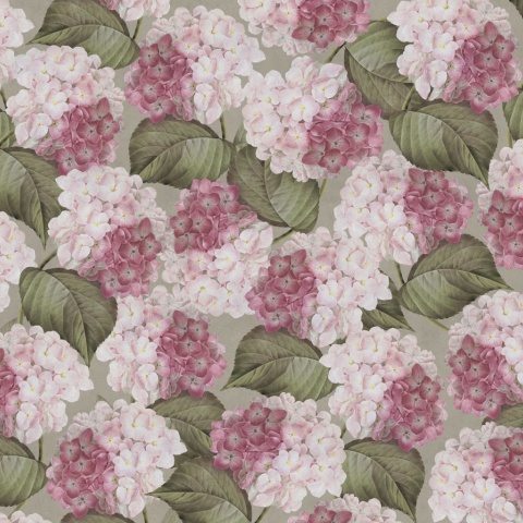 Fototapet, Hydrangea, Pink, Rebel Walls - Img 5
