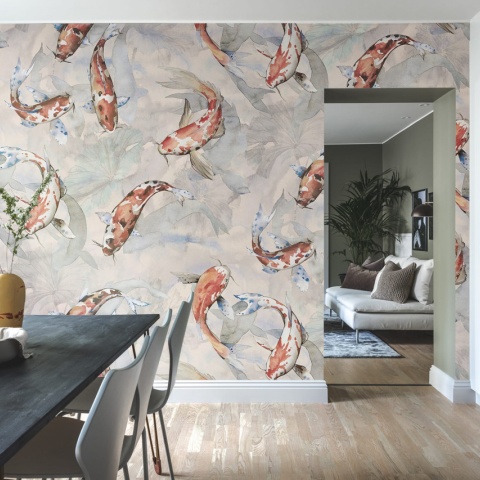 Fototapet, Koi, Coral, Rebel Walls - Img 5
