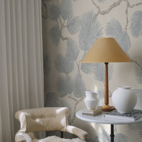 Fototapet lavabil, Pine Mural, Misty Blue, Sandberg - Img 4